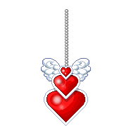 Gif animé coeur médaille